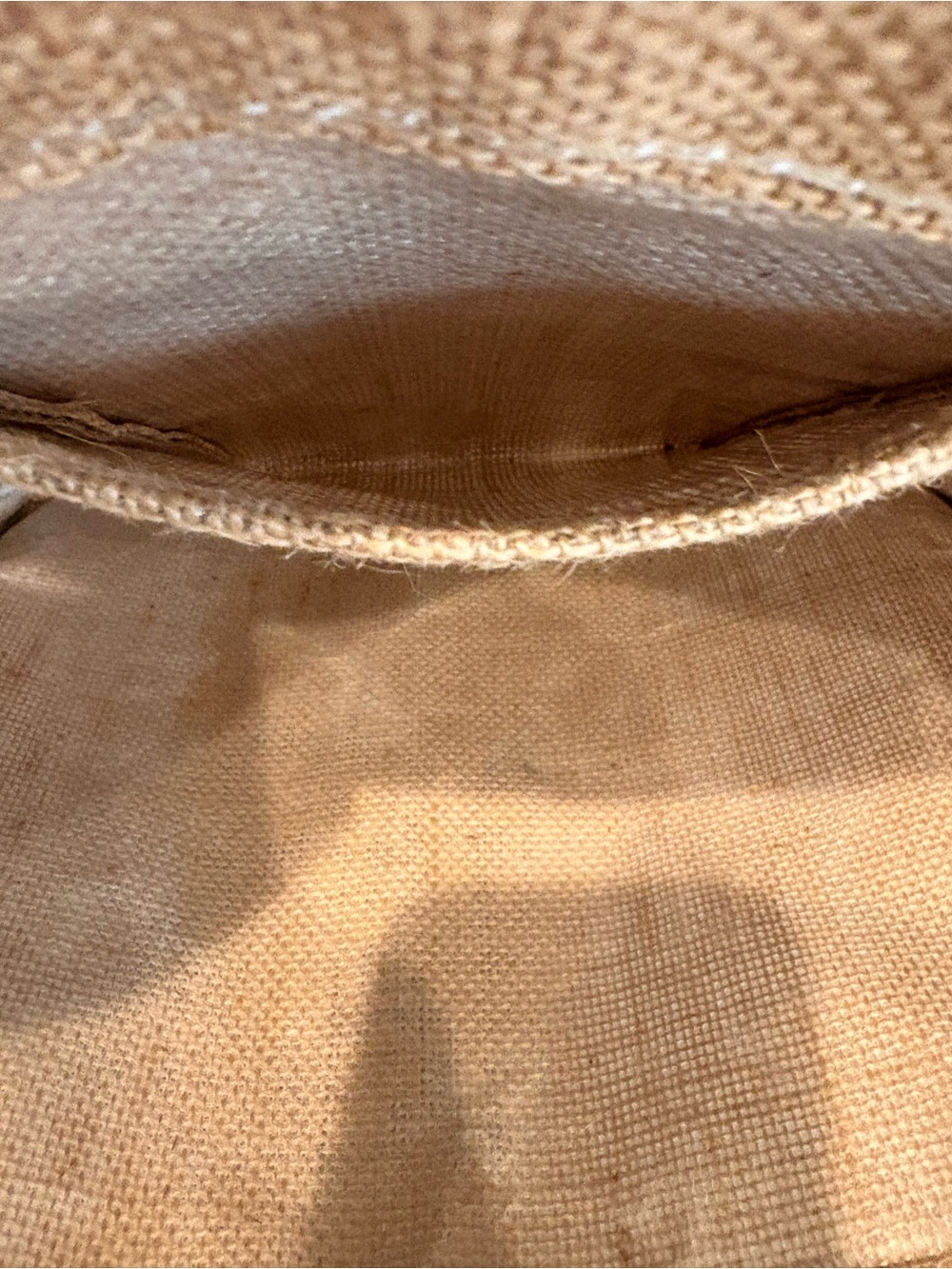 LOCAL Jute Tote Bag with Black Handles - Picture 9 of 14